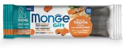 Productafbeelding van Monge Snack, Kauwspeeltjes, Hond, Volwassen dier, Forel, 40 gram, Zonder toegevoegde suiker