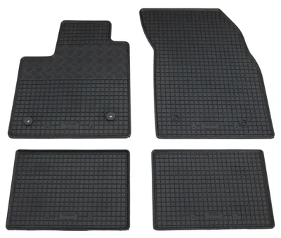 Gummifußmatten Set 4-teilig für Ford Focus MK4 (2018-, inkl Hybrid), schwarz