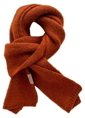 Produktbild von Uni Schal - Gestrickter Wollschal - Langer Schal 20 x 150 cm - Weicher warmer Schal - Perfekt für Frühling/Herbst/Winter - 19 Farben verfügbar