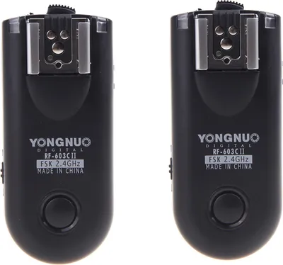 Image de YongNuo RF - 603C II déclencheur flash sans fil à distance C1 pour Canon 60D 350 D 450D 500 D 550 D 1000 D