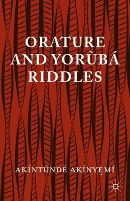 Produktbild von Orature and Yoruba Riddles