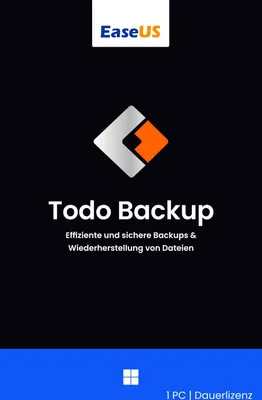 Produktbild von EaseUS Todo Backup Home 18 (2026) / Windows / 1 PC / Dauerlizenz / LifetimeUPG / Lizenz per E-Mail