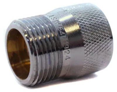 Produktbild von Wasserstopp mit Schlauchplatzsicherung DN 20 (3/4") IG x AG verchromt