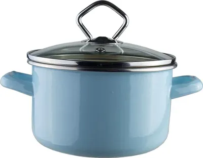 Produktbild von Karl Krüger Fleischtopf 16 cm 1,8 L | Emaille | Induktion | Vollkontaktboden | Neu