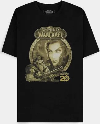 Obrázek produktu pro World Of Warcraft 20th Ann. - Men's Short Sleeved T-shirt - S - Difuzed TS188132WOW - (T-shirts and Tops / Short Sleeved T-shirts)