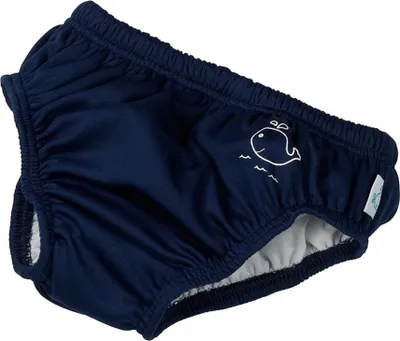 Zdjęcie produktu dla fashy slipy kąpielowe i pieluszka aqua jednocześnie ze sznurkiem, unisex, niebieskie M