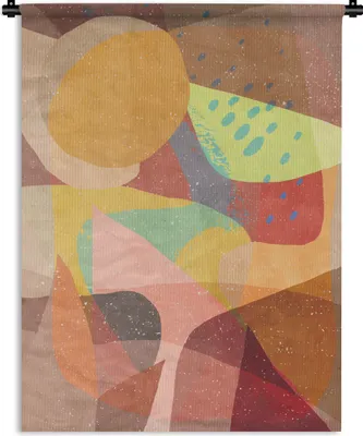 Produktbild von MuchoWow® Wandteppich Wandbehang Abstrakt - Kunst - Regenbogen - Pastell 150x200 cm Tapisserie Dekoration Wandtuch - Wandaufhängung - Moderner