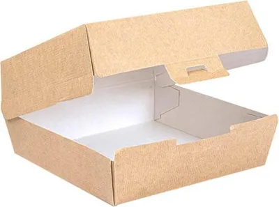Obrázek produktu pro Termobox na hamburgery, velikost "XL", 17,6 x 16,8 x 7,8 cm, 50 kusů.