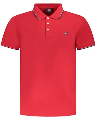 Immagine prodotto di Norwegen 1963 Herren Kurzarm Poloshirt Rot