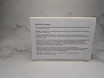 Produktbild von ARMOLIPID 60 tabletten Cholesterinspiegel Cholesterol Herz Saubere