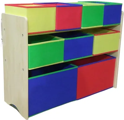 Image de Organisateur-étagère pour jouets et livres Ginger Home - Colors, 3 niveaux