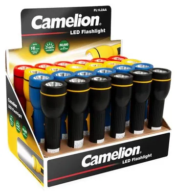 Produktbild von CAMELION FL1L2AAD24 LED Taschenlampendisplay mit 24 x R6 Taschenlampen / ohne Batterien