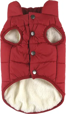Produktbild von Fleecefutter, extra warmer Hunde-Hoodie im Winter für kleine Hunde, Jacke, Welpenmantel mit Kapuze, XS