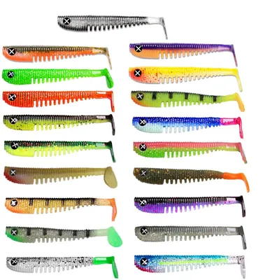 Produktbild von Monkey Lures King Lui 7,5cm - 6 Gummifische, Monkey Lures Farbe:Atomic Perch