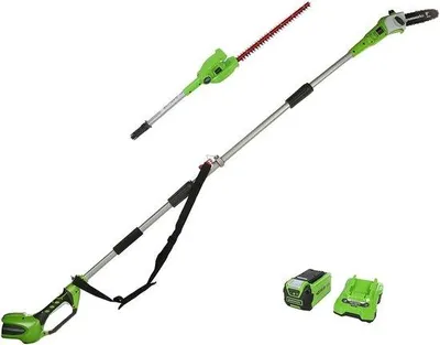Obrázek produktu pro 2 v 1 – akumulátorový vyžínač a motorová sekačka 40 V s nabíječkou