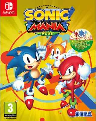 Image de Nintendo Games Switch Sonic Mania Plus Code In Box (fr/multi In Game) Gelb PAL Gelb PAL
