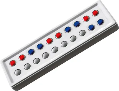 Produktbild von ABACO 20 tricolor rot-blau