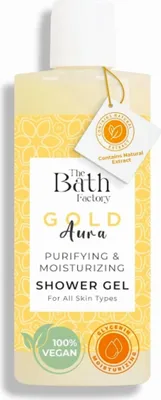 Produktbild von The Bath Factory Duschgel Gold Aura – Pflege mit exotischem Duft 400ml