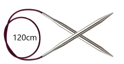 Produktbild von KnitPro Nova Stricknadeln mit Seil 120cm 2,50mm Metall