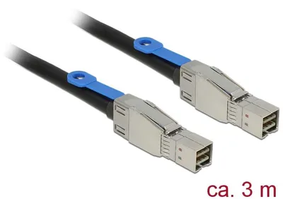 Image de DELOCK SAS Cable Mini SAS HD -> Mini SAS HD St/St 3.00m