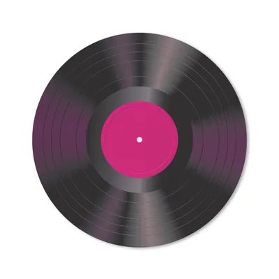 Produktbild von MuchoWow® Mauspad Mousepad LP's Vinyl - Rosa - Retro 30x30 cm - Mousepads - Maus Mat - Pad - Mausunterlage - Tischunterlage - Schreibtischmatten