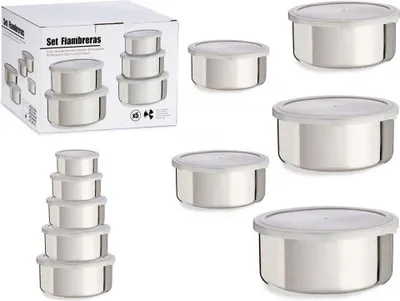 Produktbild von 5er Vesperbox Lunchbox Brotdose Brotzeit Aufbewahrung Frühstück Box Vorratsdose