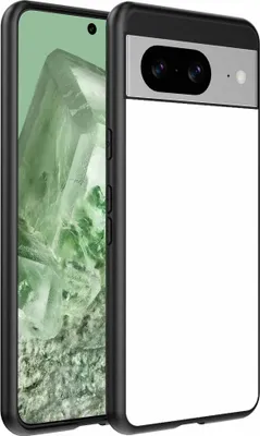 A smartphone case with a green patterned background is shown.