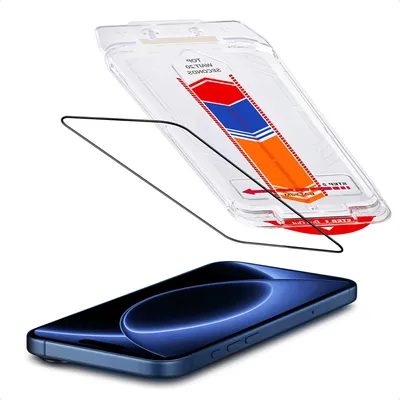 Imagen del producto de Protector de pantalla de vidrio templado con aplicador - 2-pack para Apple iPhone 18 Pro / 17 Pro