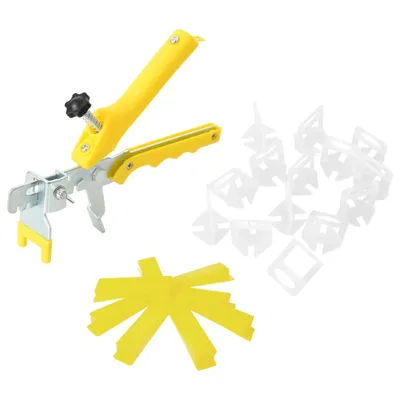 Image de vidaXL Système de nivellement de carreaux 250 cales 500 clips 1 mm