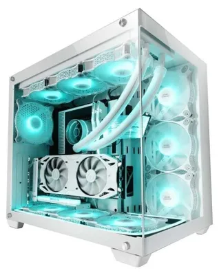 Produktbild von Mars Gaming MCV4, Tower, PC, Weiß, ATX, EATX, micro ATX, Mini-ITX, Gaming, ATX