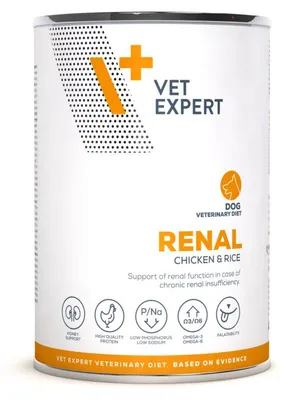 Zdjęcie produktu dla Mokra karma dla psa VetExpert Veterinary Diet Dog Chicken & Rice 400g