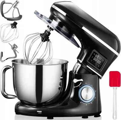 Zdjęcie produktu dla Mikser planetarny Kerch Mychef o pojemności 6,2 litra z podgrzewaną misą i timerem, moc 2500 W