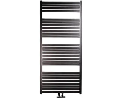 Obrázek produktu pro Koupelnový radiátor THERMAL TREND KH-SP 1330 x 600 x 30 mm připojení 1 dole uprostřed černá