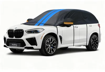 Obrázok produktu pre Pologaráž, kryt na auto/SUV, vodeodolný, priedušný, ochranná plachta, ochrana pred snehom, dažďom a prachom, čierna, až do 460 cm