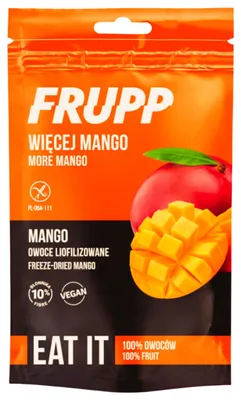 Obrázek produktu pro Frupp ovocná tyčinka Mango lyofilizované 15 g