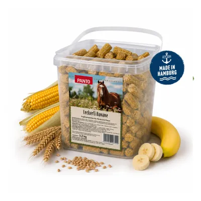 Produktbild von PANTO Leckerli Banane - Snack für Pferde 3,2 kg