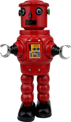 Produktbild von Roboter Mechanical Roby Robot rot Blechroboter
