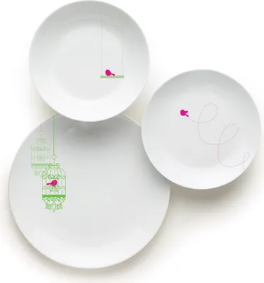 Zdjęcie produktu dla Zestaw naczyń Excelsa 18-częściowy Liberte' porcelana biała