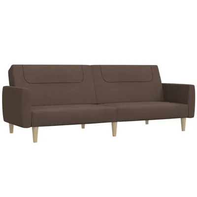 Produktbild von Schlafsofa 2-Sitzer Taupe Stoff