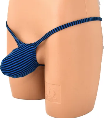 Produktbild von Mens thong bulge pouch MicroMini gestreift