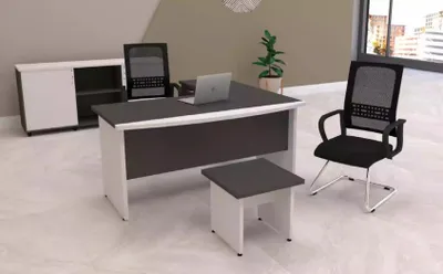 Produktbild von Moderner Tisch Set Büromöbel Moderne Arbeitszimmer Tische Holzmöbel