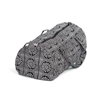 Produktbild von Maharaja Collection: Gemusterte Hot Yoga Bag Bandhani, schwarz/weiß