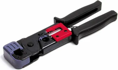 Image de StarTech.com Outil de sertissage RJ45 R11 avec pince à dénuder - Outil de sertissage - pour P/N : CRJ4550PK, WIRC6ASPATBL, WIRC6CMPBLU