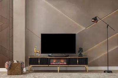 Immagine prodotto di Lavagna nera per TV, nuovi mobili in metallo MDF per il soggiorno