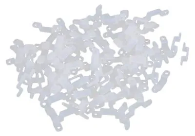 LED Strip Clips 100 Stück, Silikon, für 8/10/12 mm Streifen