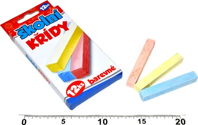 Produktbild von Schulkreiden, bunt, 12 Stück