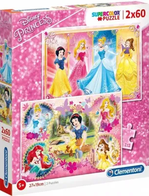 Produktbild von Clementoni Disney Princess, 60 Stück(e), Cartoons, 5 Jahr(e)