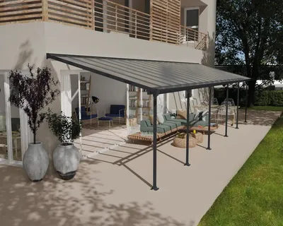 Obrázok produktu pre Strecha na terasu CANOPIA by Palram Feria 3x10.35 1035 x 294 cm antracitová