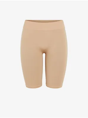 Zdjęcie produktu dla Beżowe krótkie legginsy Pieces London – rozmiar S–M