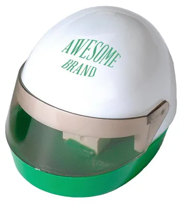 Produktbild von Bleistiftspitzer "Helm" weiß/blau